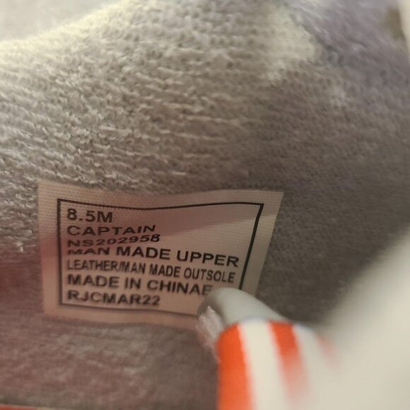 NASA Captain Shoes Retro Reflective Silver Gray White Size 8.5 M - Picture 4 of 14